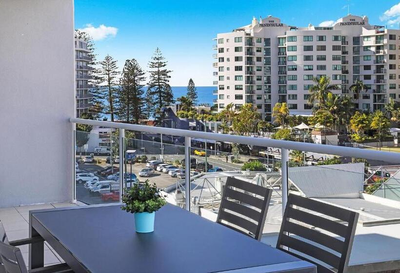 带3个卧室带海景的公寓, Pandanus Mooloolaba
