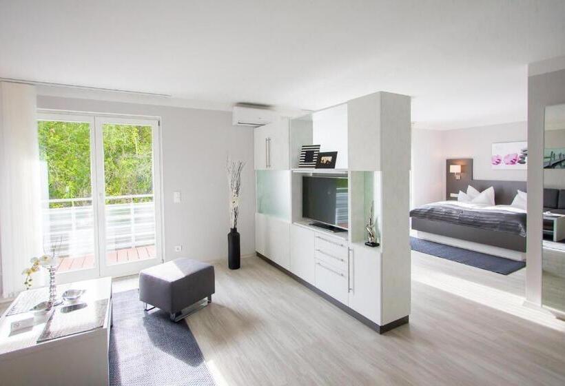 バルコニー付き１ベッドルームアパートメント, Aparthotel Am Fließ