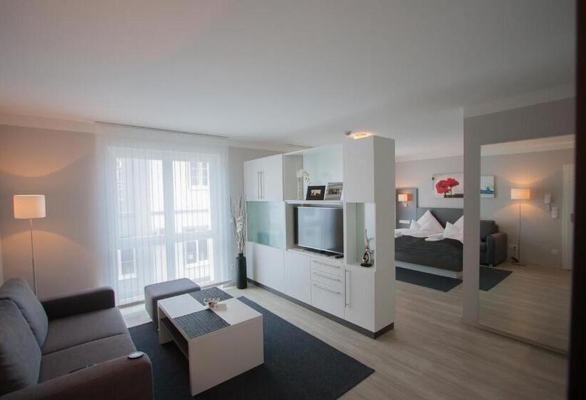 バルコニー付き１ベッドルームアパートメント, Aparthotel Am Fließ