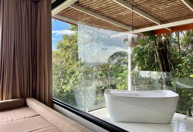 Deluxe Room View Sea with Balcony, Tantawan Sea View Residence 山海居