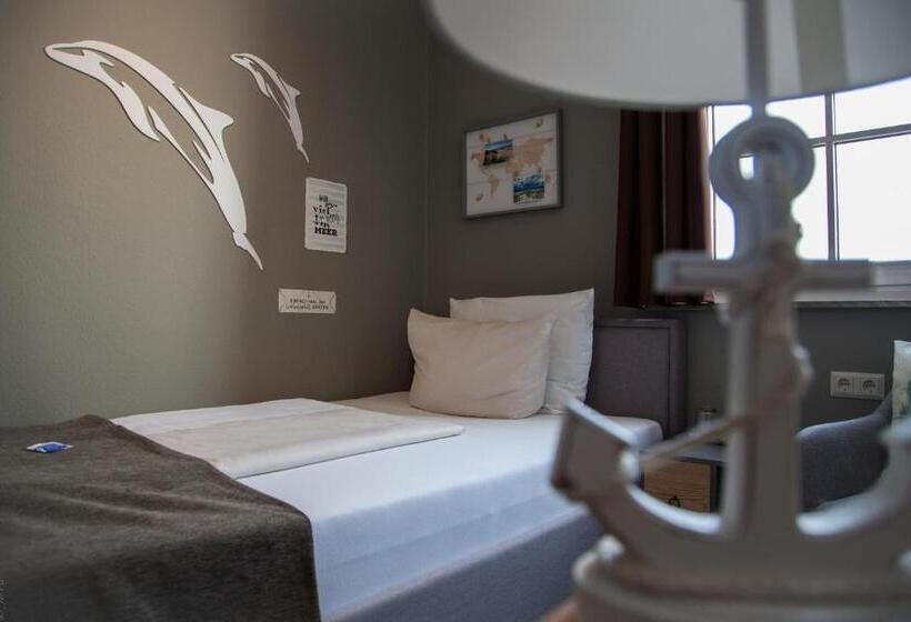 스탠다드 싱글 룸 바다 전망, Akzent Strandhotels Seestern, Delphin & Lachs