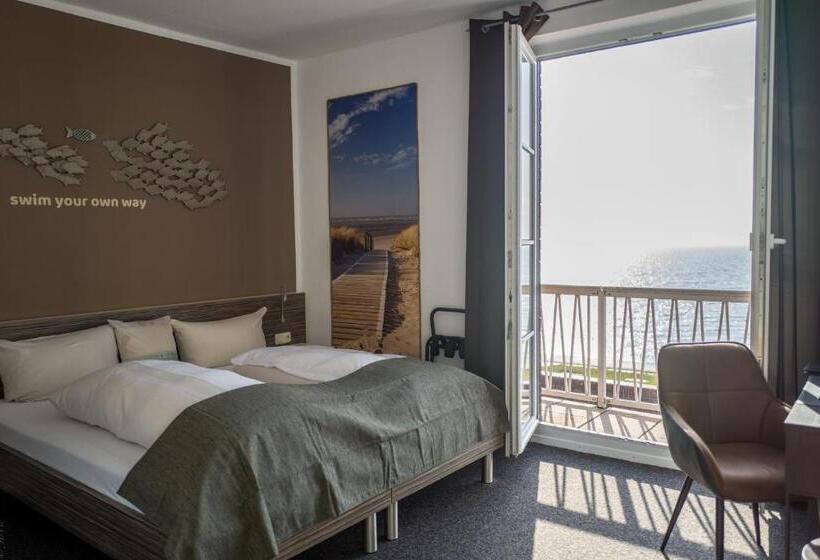 스탠다드 발코니 룸 바다 전망, Akzent Strandhotels Seestern, Delphin & Lachs