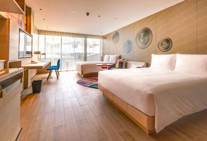اتاق استاندارد با تخت دو نفره بزرگ, Indigo Kaohsiung Central Park, An Ihg