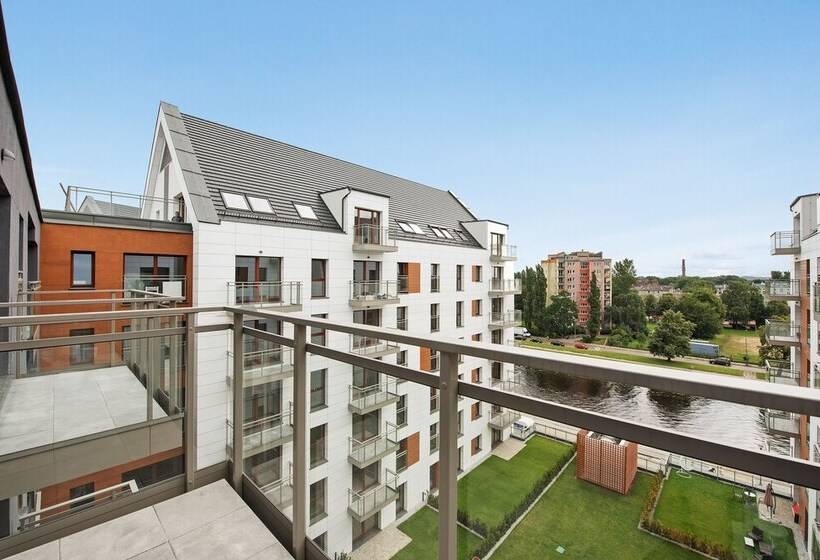침실 1개 디럭스 아파트, Apartinfo Island Apartments