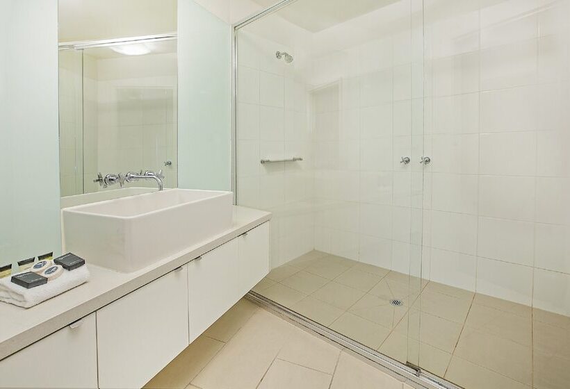 발코니가 있는 2 베드룸 아파트, Melbourne Holiday Apartments Flinders Wharf