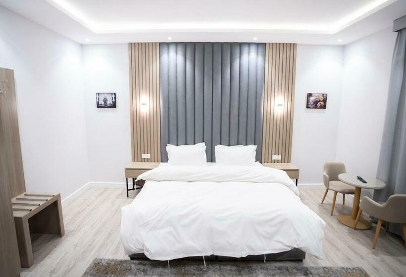 침실 2개 아파트, البرج الازرق شقق فندقية Alburj Alazraq
