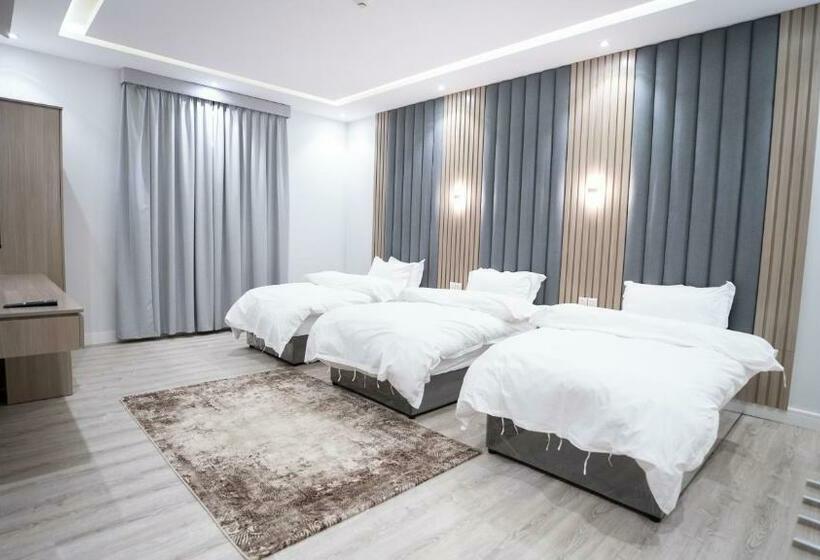 침실 2개 아파트, البرج الازرق شقق فندقية Alburj Alazraq