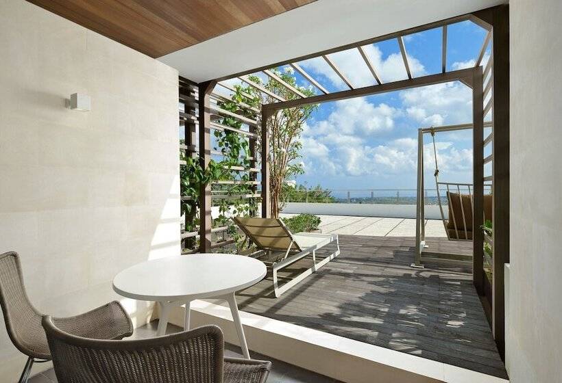 Номер Стандарт Двуспальная Кровать Вид на Море, Renaissance Bali Uluwatu Resort & Spa