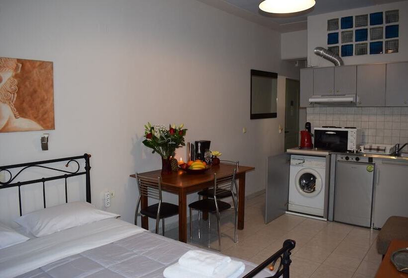 דירת חדר שינה  1 עם נוף לעיר, Alena Apartments