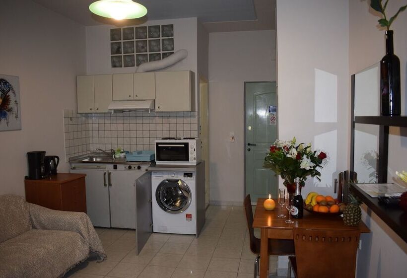 דירת חדר שינה  1 עם נוף לעיר, Alena Apartments