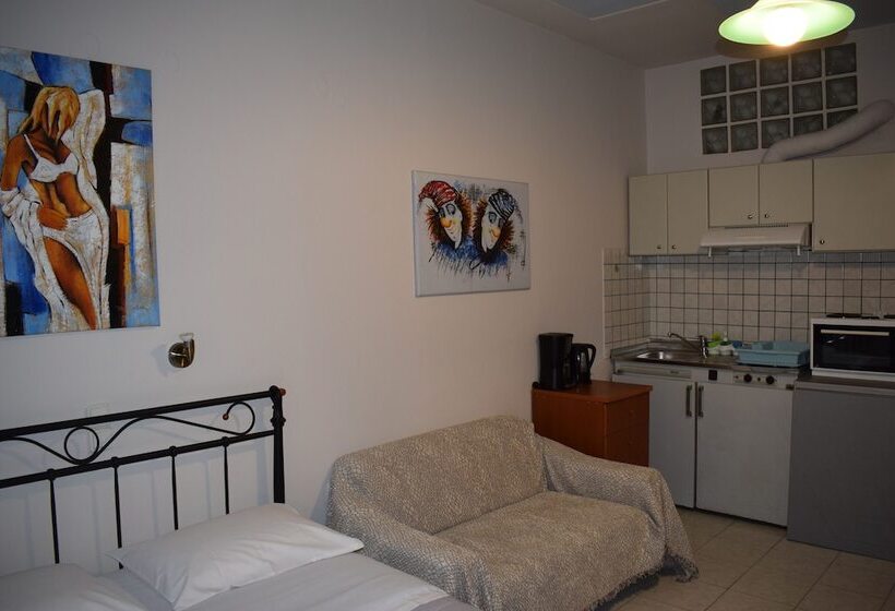 דירת חדר שינה  1 עם נוף לעיר, Alena Apartments