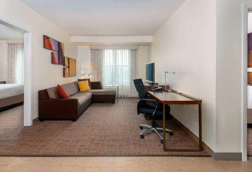 침실 2개 스위트, Residence Inn By Marriott Charlottesville Downtown