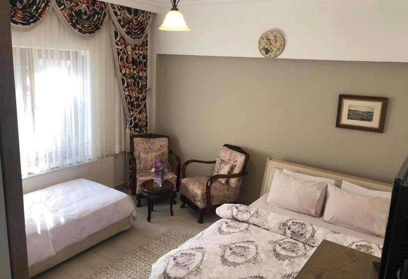 Четырехместный Номер Стандарт Вид на Сад, Pekcan Otel