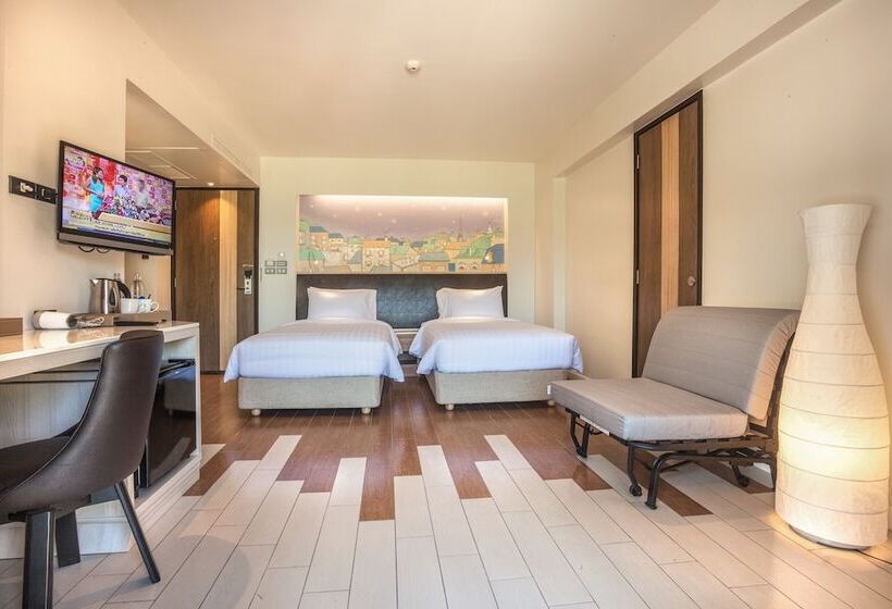 اتاق لوکس با چشم‌انداز باغ, Sand Dunes Chaolao Beach Resort