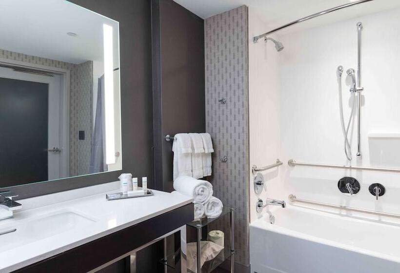 Номер Стандарт Двуспальная Кровать Адаптированный для Инвалидов, Hilton Garden Inn Foxborough Patriot Place