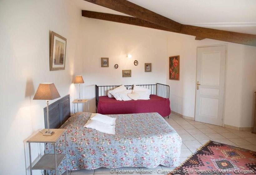 Номер Стандарт Вид на Горы, Campagne De La Source St Martin B&b