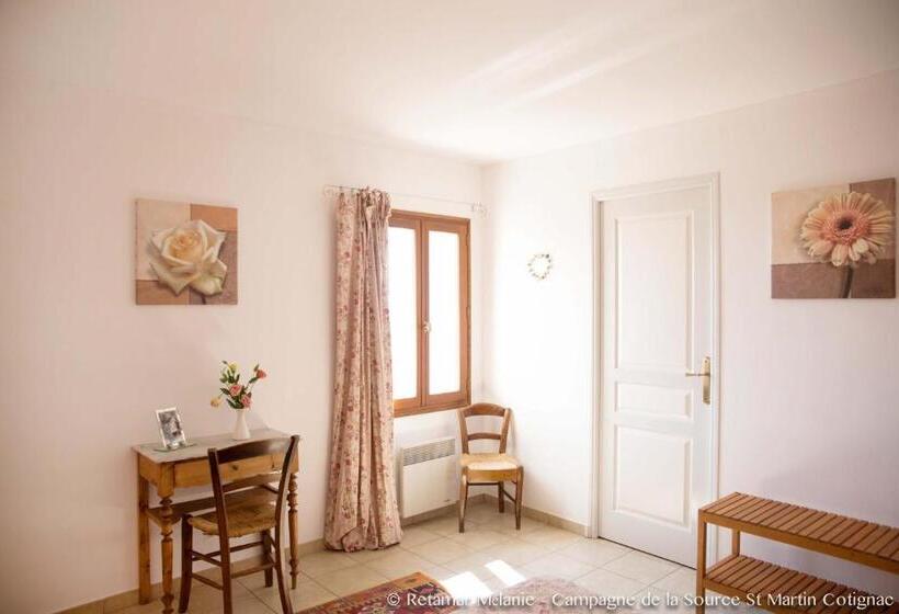 Номер Стандартный с Видом, Campagne De La Source St Martin B&b