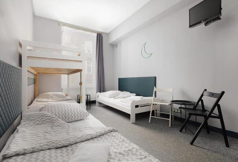 Quarto Quádruplo Estandar, Moon Hostel Kraków