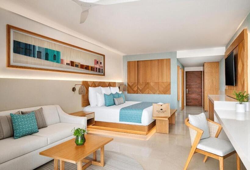 キングサイズベッドのクラブルーム, Dreams Estrella Del Mar Mazatlán Golf & Spa Resort