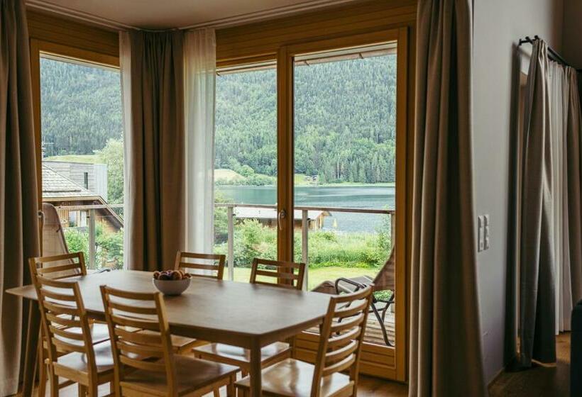 Апартаменты 1 Спальня с Балконом, Appartementhotel Am Weissensee