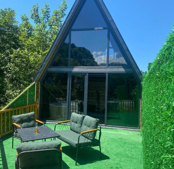 Номер Deluxe Кровать Кинг, Ri̇ver Si̇de Bungalov