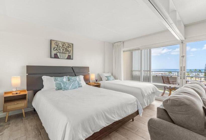 Апартаменты 1 Спальня Вид на Море, Ilikai Hotel With Ocean View