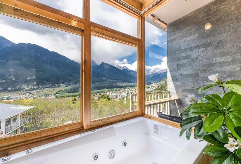 اتاق استاندارد با تخت بزرگ, Echor Himalayan Heights Luxe Manali