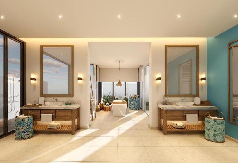 带4个卧室的公寓, Six Senses La Sagesse