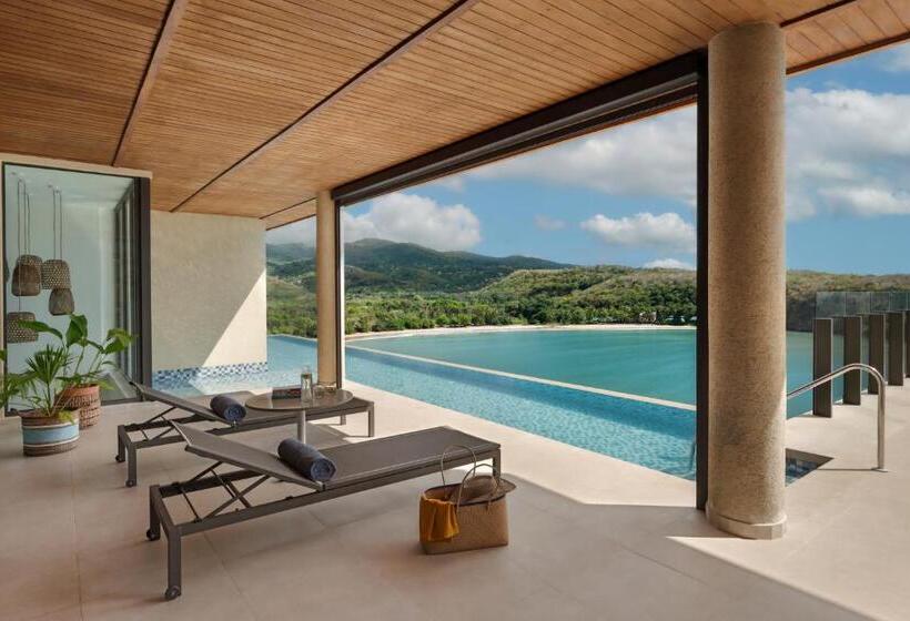 带4个卧室的公寓, Six Senses La Sagesse