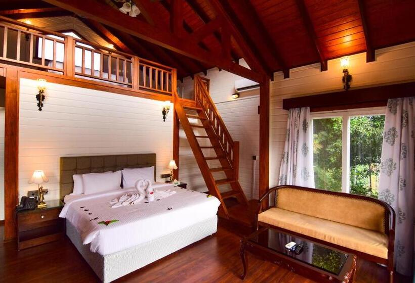 带阳台套房, River Mist Resort
