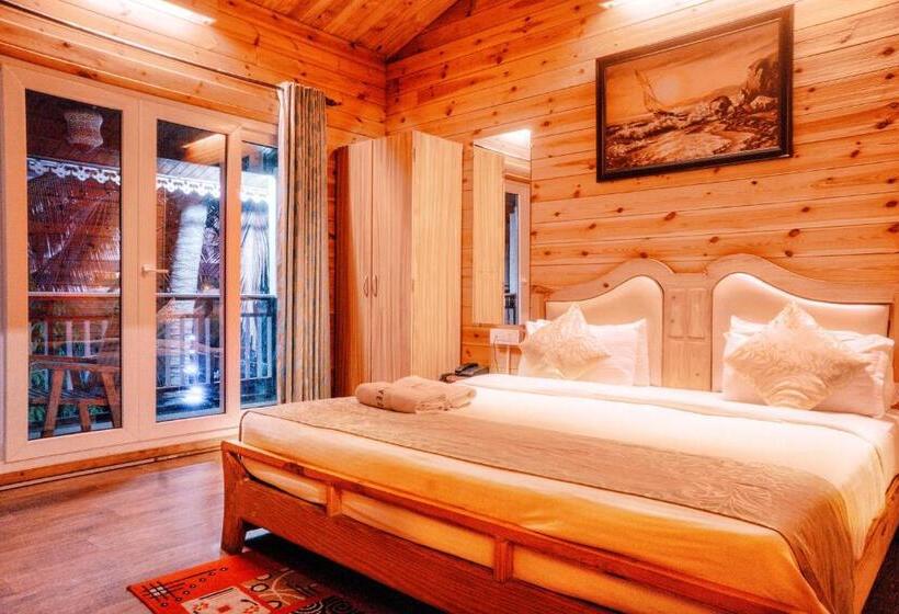 Standardzimmer mit Poolblick, Obrigado Cottages