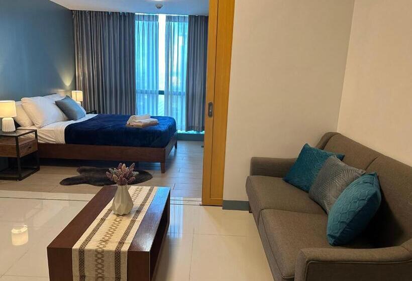 １ベッドルームのデラックスアパートメント, Deluxe Suite In Uptown Bgc With Fountain View
