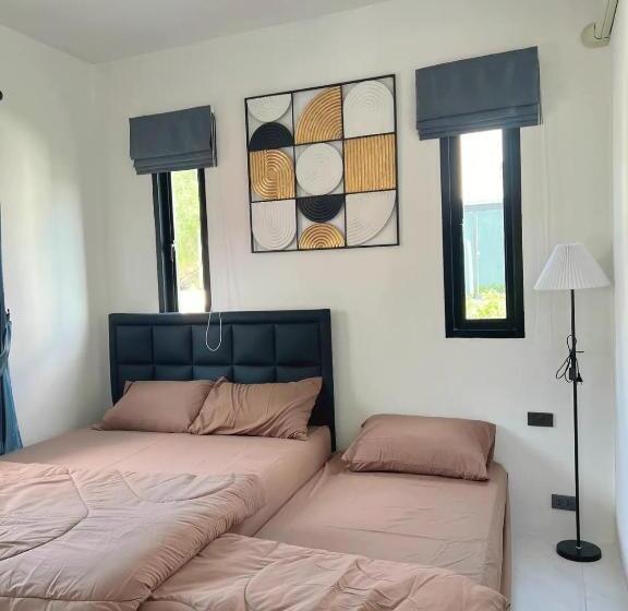 스탠다드 룸 풀장 전망, B.leaf Villa บีลีฟ วิลล่า