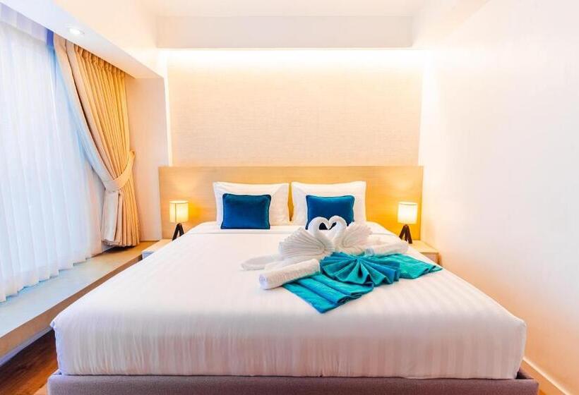 디럭스 룸 킹사이즈 침대, Copenhagen Residences   Ormoc