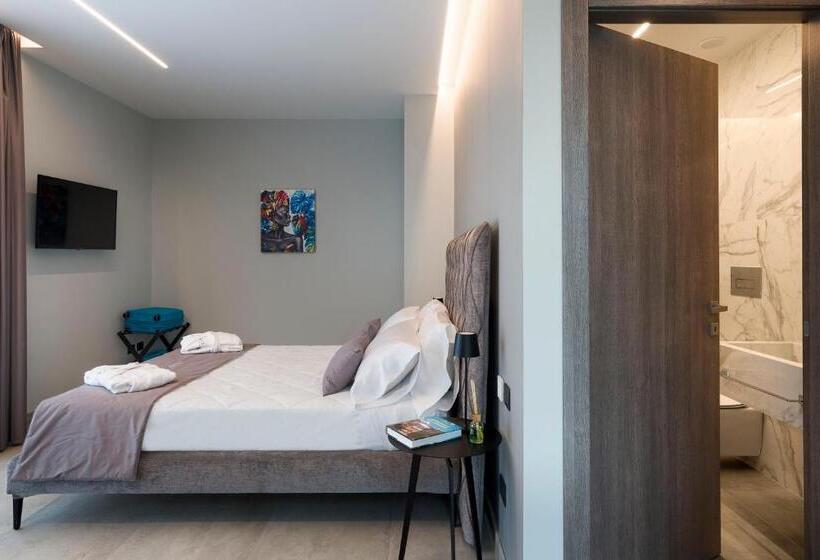 디럭스 테라스 룸 바다 전망, Emerald Hotel Residence Cefalù