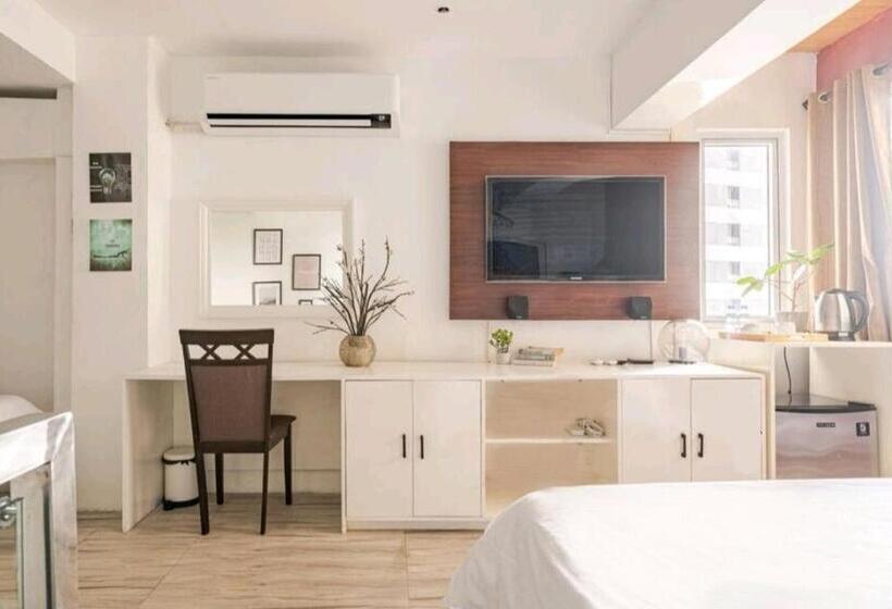 침실 1개 풀장 전망 아파트, L1 Twin Bed Staycation In Bonifacio Global City 5