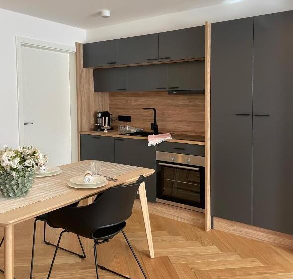 침실 1개 발코니 아파트, Living Timeless   Adler Apartments Sasbachwalden