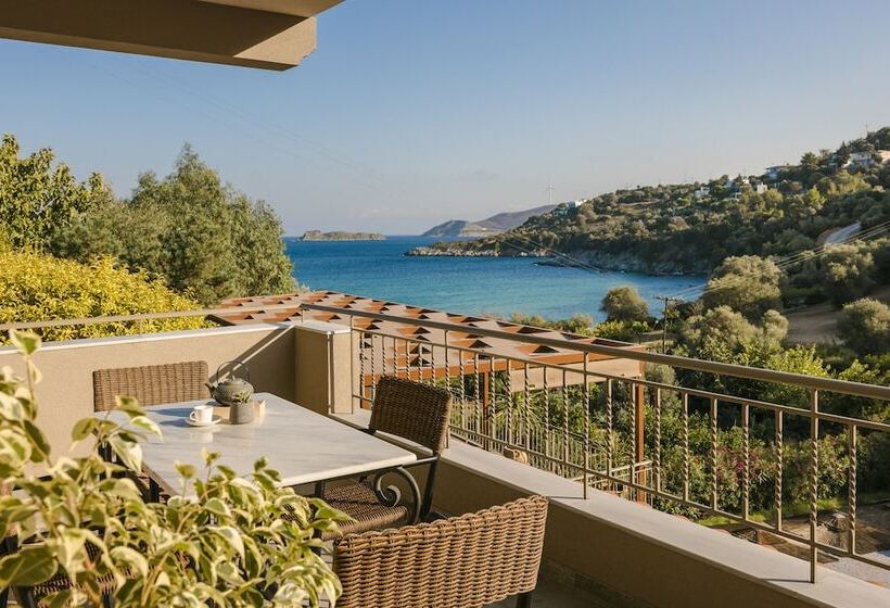 带海景的复工套房, Paramithenio Village Beach Resort & Spa
