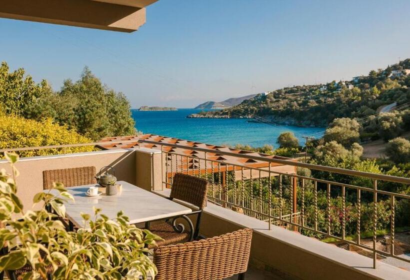 带海景的复工套房, Paramithenio Village Beach Resort & Spa