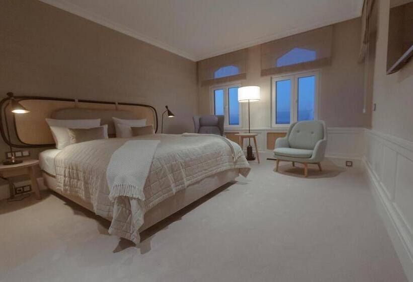 اتاق استاندارد با چشم‌انداز دریا, Strandhotel Ostende