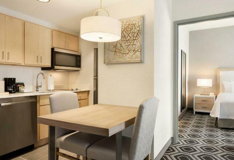 מיטת קינג בסוויטה, Homewood Suites By Hilton Salt Lake City Draper