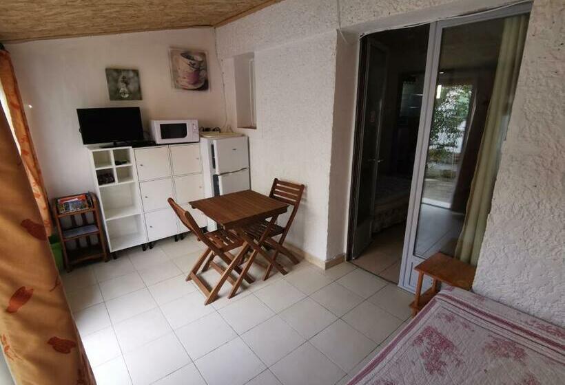 Четырехместный Номер Стандарт Вид на Сад, Chambres D Hôtes Chez Cécile à Lagnes