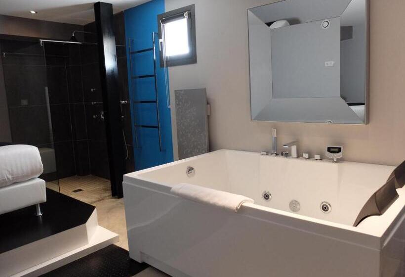 标准间带漩涡浴缸, Be Loft B&b Pool & Spa