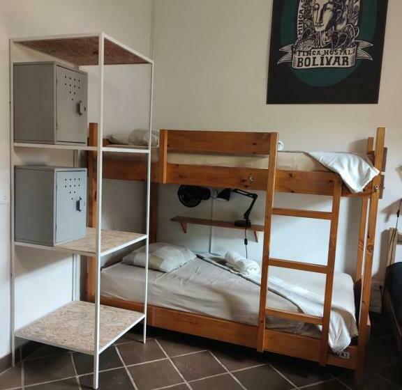 Кровать в Общей Комнате, Finca Hostal Bolivar   Casa Maracuya