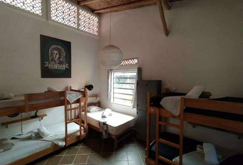 Кровать в Общей Комнате, Finca Hostal Bolivar   Casa Maracuya