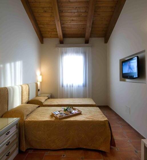 带花园景观的标准三人间, Dune Agriturismo
