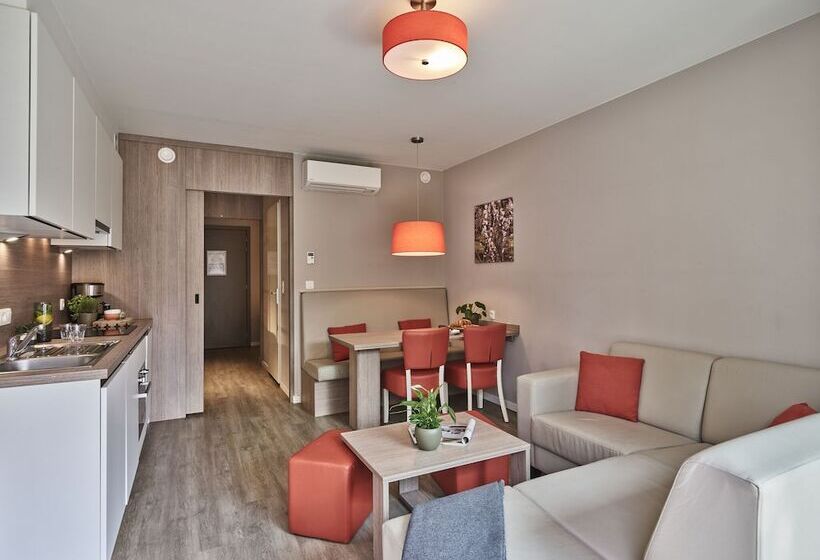 2人卧室家庭公寓, Green Resort Limburg