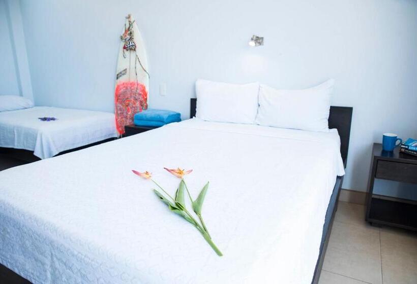 اتاق لوکس با چشمانداز دریا, Room2board Hostel And Surf School