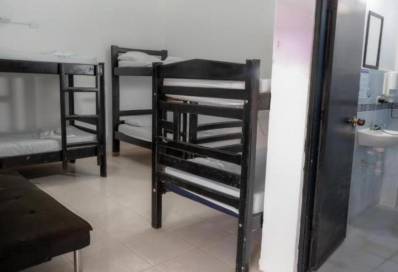 Кровать в Общей Комнате, Hostel Nirvana Taganga