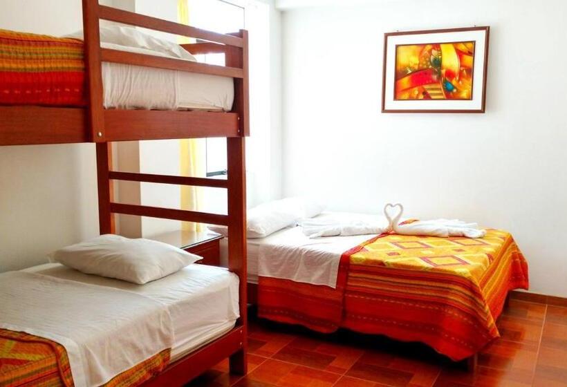 اتاق استاندارد چهار تخته, Hostal Silpay